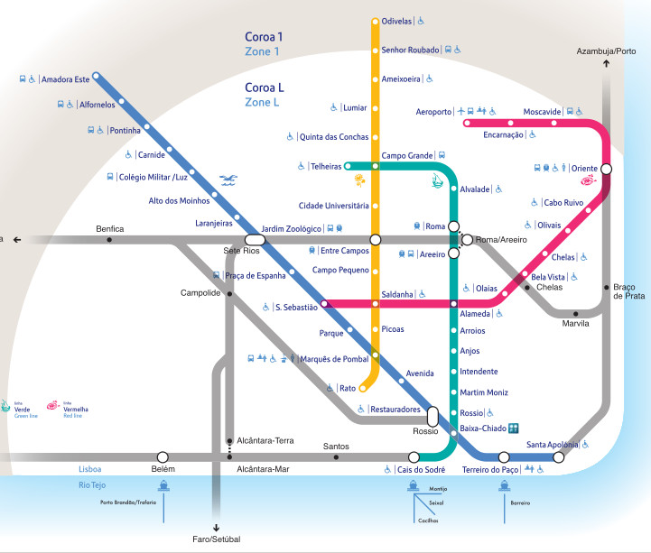 Plano metro Lisboa